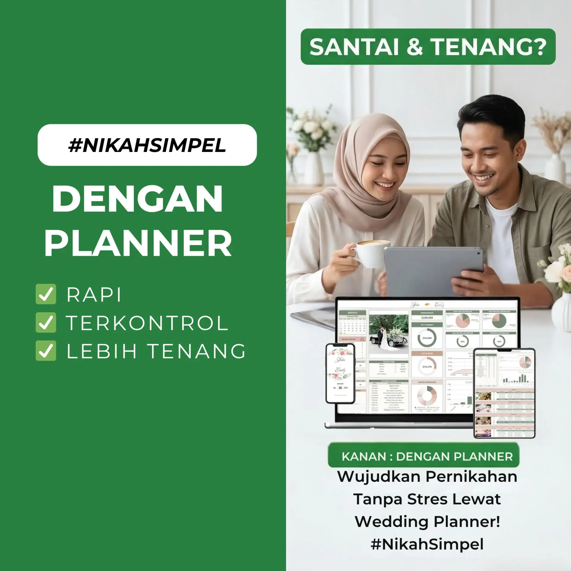 DENGAN PLANNER Wujudkan Pernikahan Tanpa Stres Lewat WedSmart! (3)